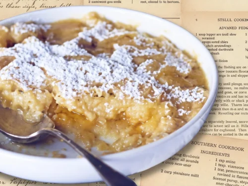 Butter and Golden Syrup Dessert