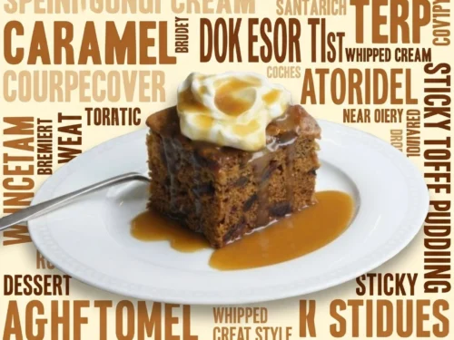 Date Pudding with Caramel Sauce