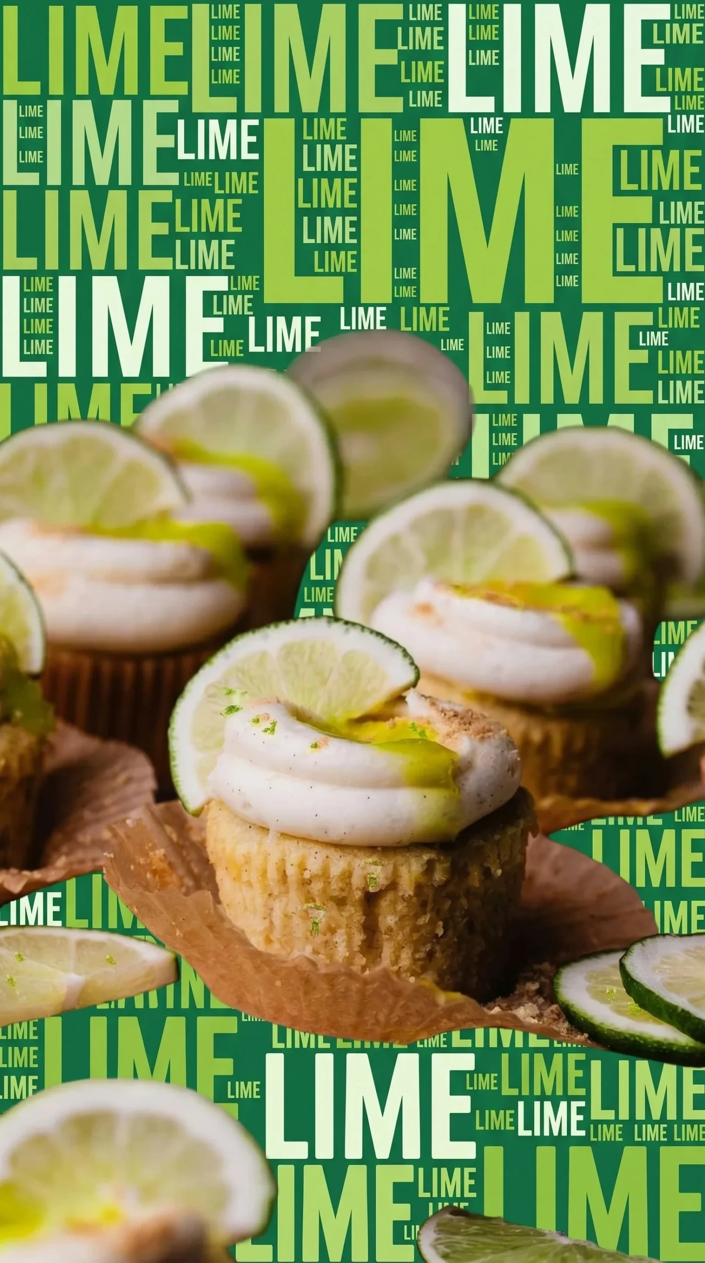 Delicious key lime cupcakes topped with tangy frosting and lime zest